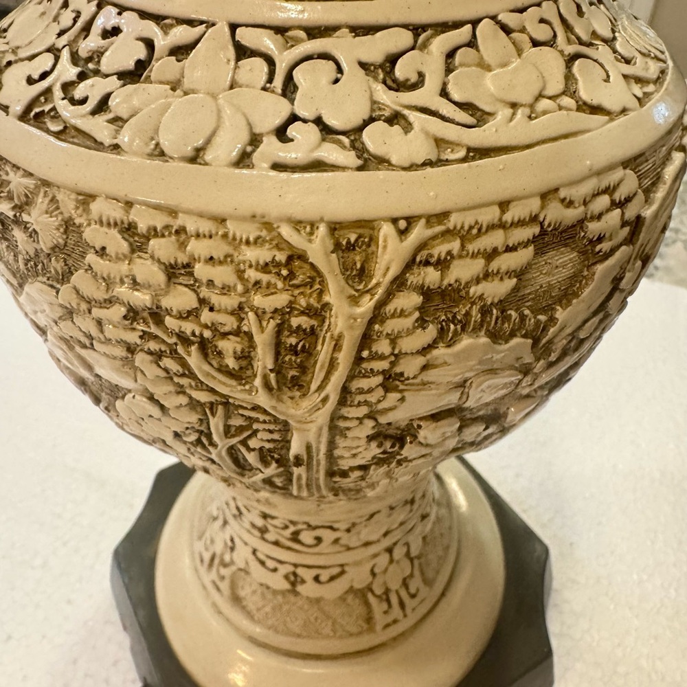 Chinese Table Lamp 1950’s Vintage No Shade works perfectly - Picture 7 of 10